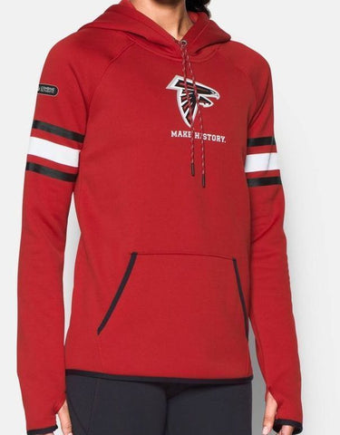 Under Armour Women's Atlanta Falcons Combine Authentic Pullover Hoodie Size L - Teammvpsports