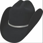 Bullhide 8X Montecarlo Collection Fur Blend Cowboy Hat - VACILON - BLACK - Teammvpsports