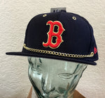 New Era 9Fifty Boston Red Sox Snapback Chain Cap - Teammvpsports
