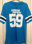 Carolina Panthers Luke Kuechly #59 Team Apparel Replica Jersey Size S - Teammvpsports