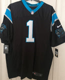 Nike Carolina Panthers Cam Newton #1 Player Issue Elite Jersey Size 56 - Teammvpsports