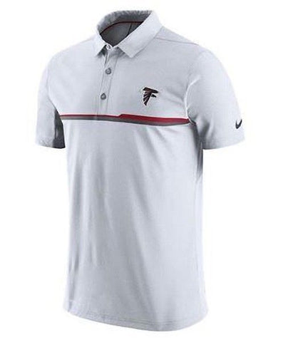 Nike Atlanta Falcons Elite Coaches Performance Golf Polo White Size  2XL - Teammvpsports