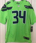 Nike Seattle Seahawks Thomas Rawls #34 Limited (Stitched) Green Jersey Size XL - Teammvpsports