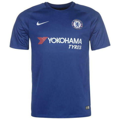 Nike 2017/18 Chelsea Soccer Breathe Jersey Blue White Red Size M - Teammvpsports