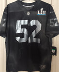 Nike Super Bowl 52 Limited Edition Jersey Black Silver Men’s Size L  MSRP $170 - Teammvpsports