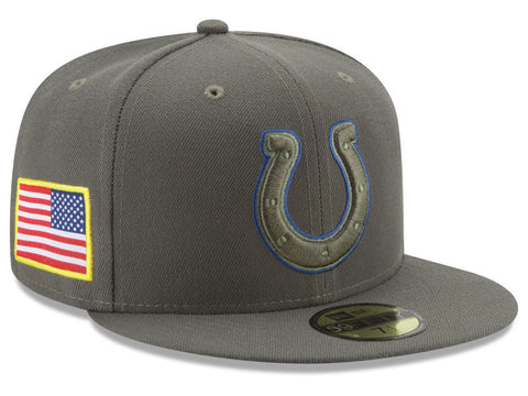 New Era Indianapolis Colts 2017 Salute To Service Low Profile 59FIFTY Cap 7 1/2 - Teammvpsports