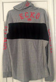 Ecko Unlimited Black Gray Lightweight Pullover Hoodie Size L - Teammvpsports