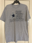 Dallas Cowboys Authentic Gray Flare Tee Shirt Size L - Teammvpsports