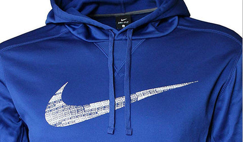 NIKE Men's Dry Training Blue Pullover Hoodie Size L, MSRP $85.00 - Teammvpsports