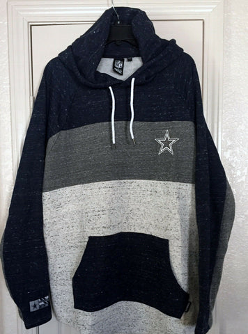Dallas Cowboys Authentic Apparel Pullover Hoody Blue White Gray  M, L, XL - Teammvpsports