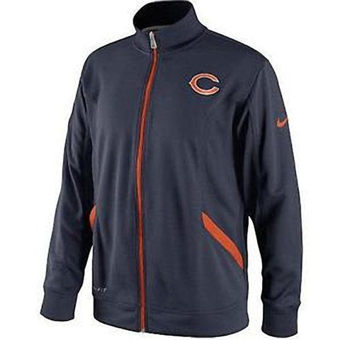 Nike Chicago Bears Woman's Blue Full Zip Jacket - Team Apparel - Size S - Teammvpsports