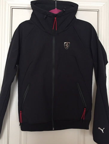 Puma Women's Ferrari Softshell Jacket Storm  Moonless Night Full Zip  Size M - Teammvpsports
