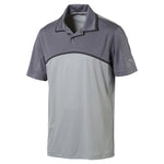 PUMA Golf Men's Tailored Colorblock Polo, Quarry, Size XL, 2XL - Teammvpsports
