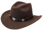 Jack Daniels Crushable Brown Black Cowboy Western Hat Water Resistant M L XL 2XL - Teammvpsports