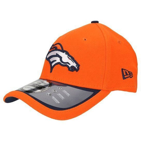 New Era Denver Broncos Orange Blue Sideline 39THIRTY Stretch Fit Cap Size L/XL - Teammvpsports