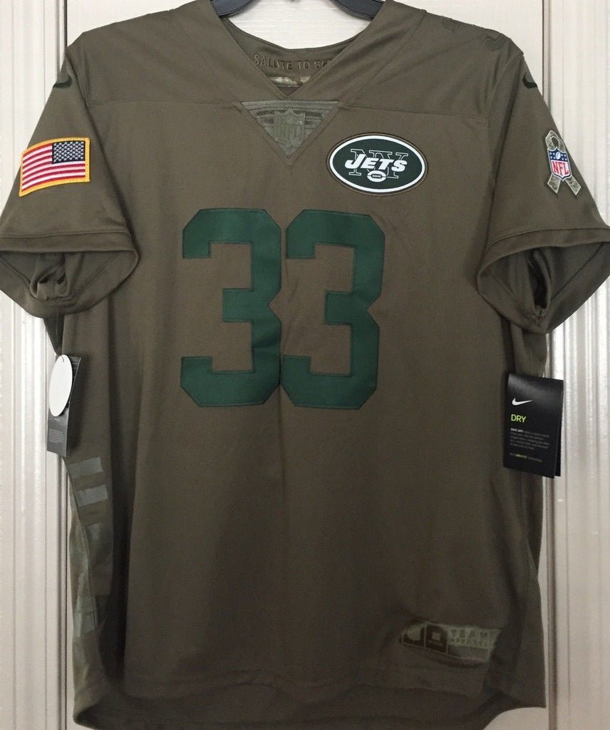 Nike Women's New York Jets #33 Jamal Adams Limited Salute to