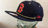 New Era 9Fifty Boston Red Sox Snapback Chain Cap - Teammvpsports