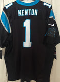 Nike Carolina Panthers Cam Newton #1 Player Issue Elite Jersey Size 56 - Teammvpsports