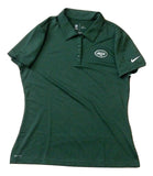 Nike New York Jets Women's Team Apparel Green Polo Shirt Size XL - Teammvpsports