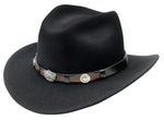 Jack Daniels Crushable Brown Black Cowboy Western Hat Water Resistant M L XL 2XL - Teammvpsports
