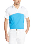 PUMA Golf Men's Tailored Colorblock Polo, French Blue, Size L, M - Teammvpsports