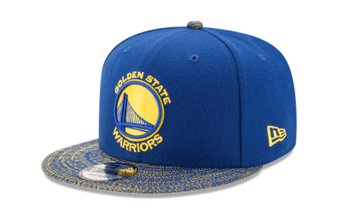 Golden State Warriors New Era 59Fifty Cap Fitted Blue Visor Fresh Size 7 3/8 - Teammvpsports