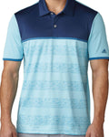 Adidas Climacool 2D Camo Stripe Golf Polo Blue Men’s Size M - Teammvpsports