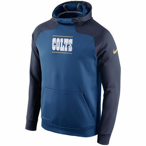 Nike Men’s Indianapolis Colts Blue Champ Drive Hyperspeed Hoodie Size M - Teammvpsports