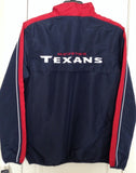 Team NFL Houston Texans Blue 1/2 Zip Windbreaker Rain Jacket Sizes M, L, XL, 2XL - Teammvpsports