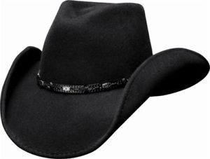 Bullhide Wild Horse Wool Felt Cowboy Hat - Black - Teammvpsports