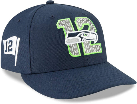 New Era Seattle Seahawks 12 Man Fitted Cap 59FIFTY Size 7 3/8