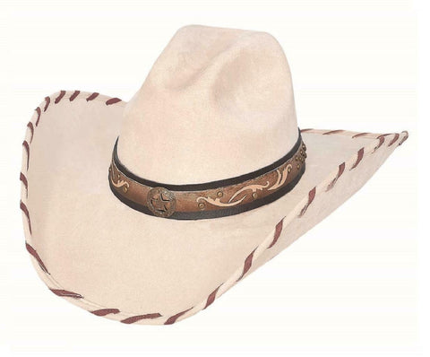 Bullhide Straight Shooter Faux Wool Felt Gus Crown Cowboy Hat