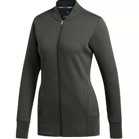 adidas Golf Women's Climaheat Full Zip Jacket, Legend Earth